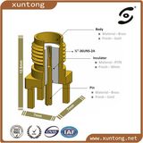 SMA RF Connector PCB Mount Brass Gold Plated Factory