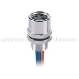 M8 3pin Female Rear Mounting Connector with Wires