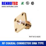 Panel Receptacle (4holes) RF Connector SMA Connector