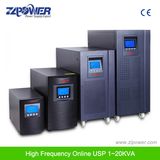 Single Phase LCD Display Smart RS232 Communication Online UPS 6kVA