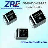 3A SL32 Thru SL310 Schottky Barrier Rectifier Diode SMB/Do-214AA Package