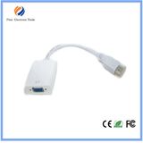 25cm White Color HDMI Converter Wholesale HDMI to VGA Adapter