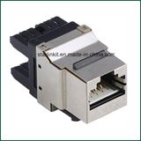 CAT6 Shielded Metal Punch Down Keystone for CAT6 STP Cables