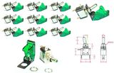 12V 20A Green Cover LED Light Rocker Toggle Switch Spst on/off Car Motor