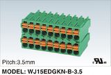 Double Level Pluggable/Plug-in Terminal Block Connector (WJ15EDGKN-B-3.5)