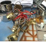 Industrial Heating Element 12V Coil Heater Sealed Copper Brass Band Heater