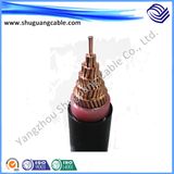 Single Core Medium Voltage XLPE Insulation PVC Sheath Armored Electrical Power Cable