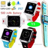 Touch Screen Kids GPS Tracker with GPS+Lbs+WiFi Position Y3