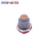 2 Pins Plastic M14 Panel Mount Female Connector