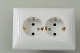 European Style Socket Double with Earthing 8128