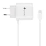 QC3.0 Mobile Phone USB Charger with Type-C USB Cable