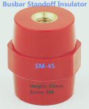 Sm-45 Polyester Resin 45mm High 14kv Red Busbar Support Standardoff Insulator