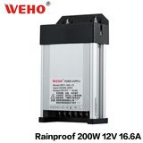 12V 200W AC/DC IP53 Rainproof LED Switching Power Supply (WFY-200-12)