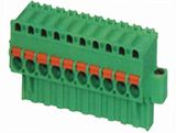 Screwless Pluggable Terminal Block 300V 10A 5.08mm Pin Spacing