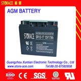 12V Solar Accumulator Sr17-12 Battery