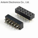 2.0 Female Header Dual Row Straight Type Prevent Tin H4.3