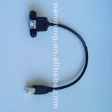 Printer Panel Mount USB Cable B Male to B Female