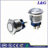 Electrical16mm Stainless Steel Reset Push Button Switch