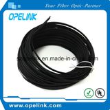Round FTTH 1 Core Drop Cable Optical Fiber Cable Communication Cable
