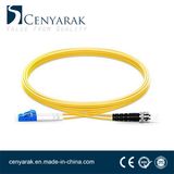 3 Meter Simple-Mode Duplex Fiber Optic Cable (9/125) LC to St