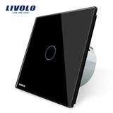 Livolo EU Black Smart Home Light Touch Wall Switch (VL-C701-12)