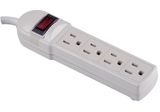 4 Outlets Surge Protector Power Strip with UL/cUL/ETL/cETL Approval--90j