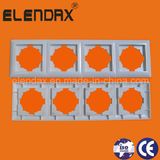 European Style 4 Way Horizontal Frame for Switch and Socke Panel Frame (F6400)