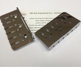 Custom Precision Machined Chrome Plated Brass Guitar Neck Plate