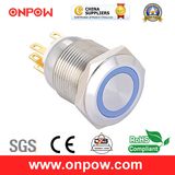 Onpow 19mm Metal Pushbutton Switch (LAS1GQ-11E/B/12V/S, CE, CCC, RoHS)