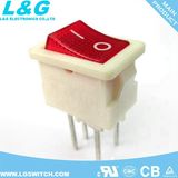 Medical Equipment Power Dpst Rocker Switches with Lamp