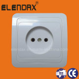 EU Style Plastic Base 2 Pin Power Sockets Outlet (F2009P)