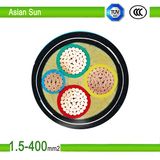 Low Voltage Cu Conductor PVC Isnulation Aluminum Tape Power Cable