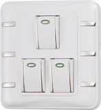 3 Gang 1 Way Wall Switch (EE-HM-K03)