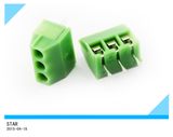 3.96mm Pitch 3 Pin 3 Way Straight Pin PCB Screw Terminal Block Connector