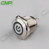 CMP waterproof Illuminated 16mm Momentary Power Switch