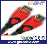 24k Gold Plated 1.5m High Quality HDMI Cable with Nylon Braiding 1.4V (D002)