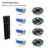 2.4G 4 Zones Smart Lighting RF RGB LED Controller