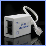 Sp-168 Dual Port ADSL Splitter Phone Splitter with Network Cable