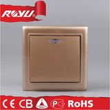 Bronzed Color Surface Mounting Light Switch for European Market