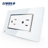 Livolo Us Standard New Type Wall Outlet Power Socket Vl-C3c2us-81/82