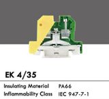 Good Quality Terminal Block Anti-Rust Cable Connection Terminal Block (EK4/3.5)