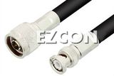 N Male to BNC Male Cable
