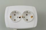 European Style Socket Double with Earthing 6128X