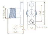 SMA-Kfd 2 Hole Flange Female Connector 03