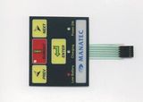 Waterproof Embossed Backlit Membrane Switch Touch Panel for Control Board