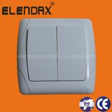 EU Style Flush Mounted Two Way Button Wall Switch (F3002)