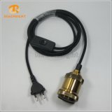 Ce VDE Plug Cord Set Cx-EU04 with Metal Lampholder