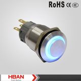 TUV UL High Round 19mm Pin Terminal Ring Light Switch