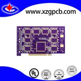 Multilayer Circuit Board with Hard Gold Finger and Purple Mask