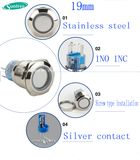 Diameter 19mm Push Button Micro Switch
